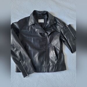 Faux leather jacket